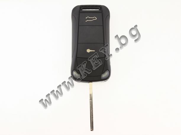 Празно дистанционно с два бутона за Porsche, KEY от key.bg